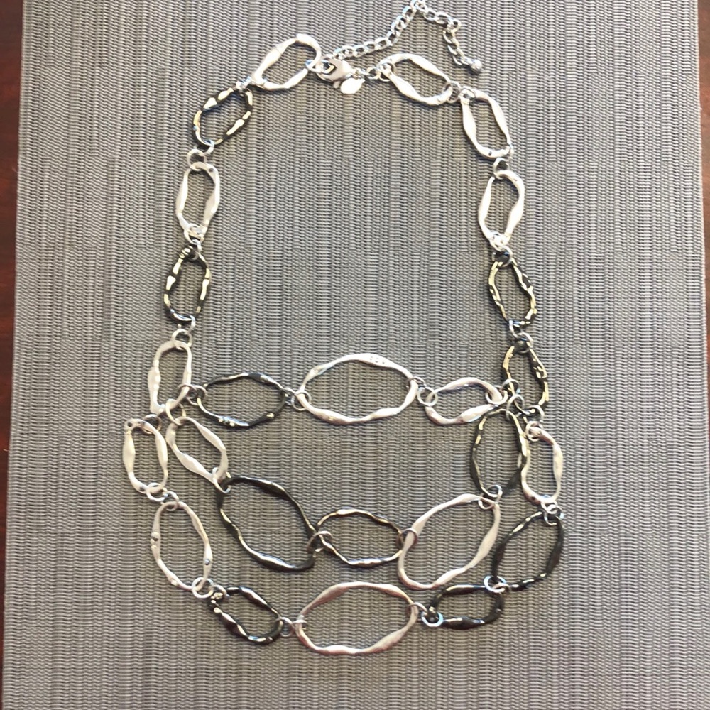 MultiLayer multi tone necklace